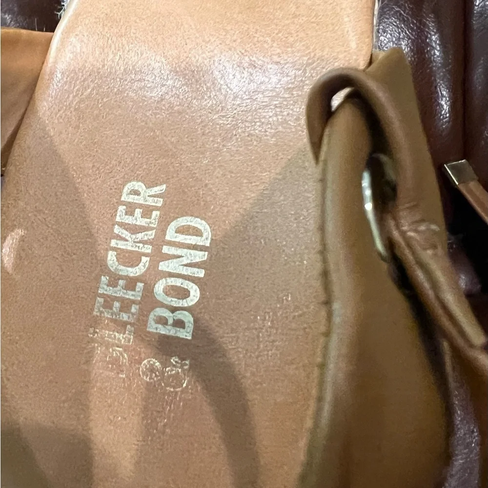 Bleecker & Bond Brown Platform Espadrille Odette Sandals